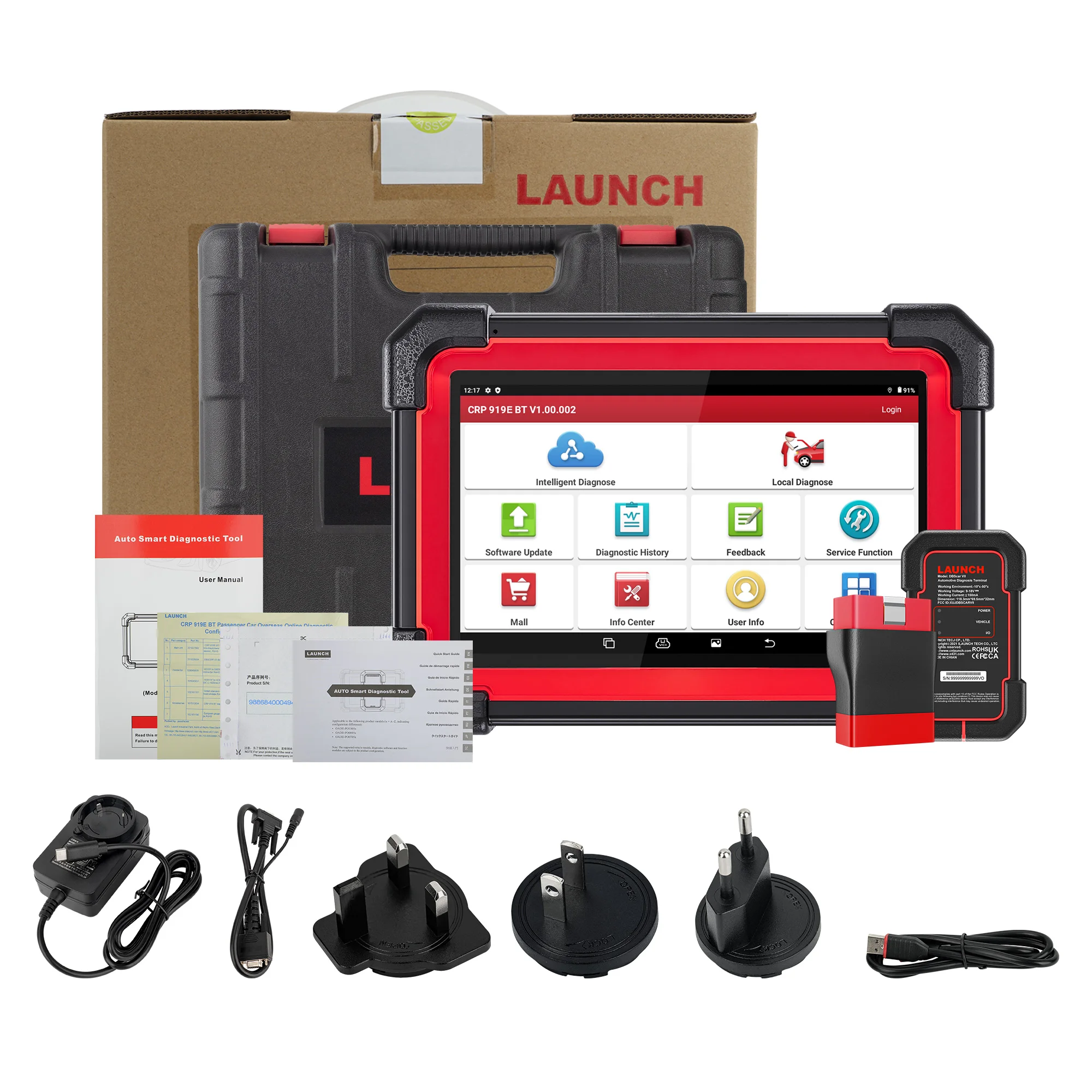 LAUNCH X431 CRP919E BT Auto-Diagnosegerät OBD2-Scanner Alle-System-Diagnosewerkzeug ECU-Codierung Bidirektionales Scan-Tool Unterstützt CANFD DOIP 2 Jahre Kostenlose Aktualisierung – Detail 15