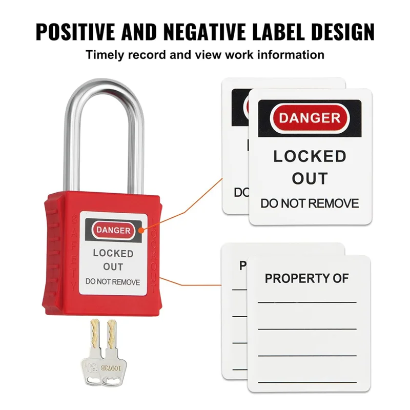 Exquisite-Lockout Tagout Locks Set,10 PCS Safety Lockout Padlocks,Lock Out Tag Out Safety Padlocks For Electrical Lockout Tag Ou