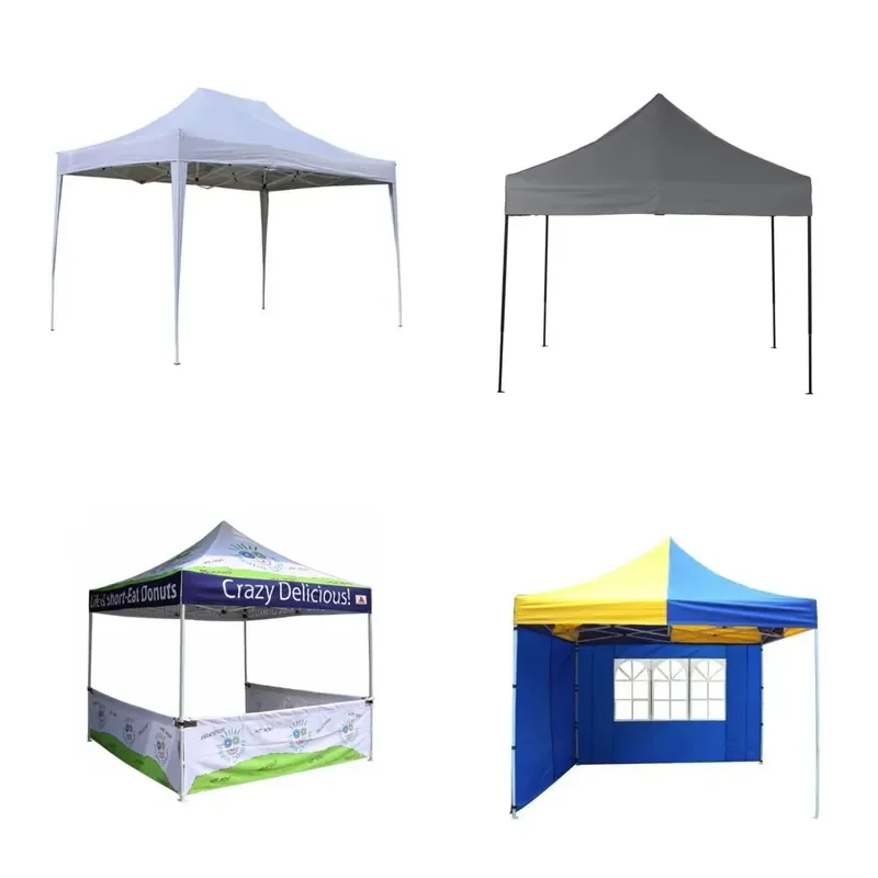 Promotional Portable Folding Gazebo 2x2m Custom Canopy Tent for Outdoor Events and Trade Shows