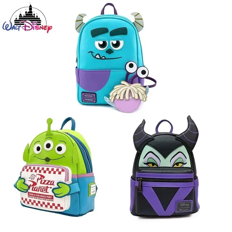 

Disney's New Loungefy Backpack Luxury Brand Original Mini Women's Backpack High Quality Cartoon Cute Children's School Bag