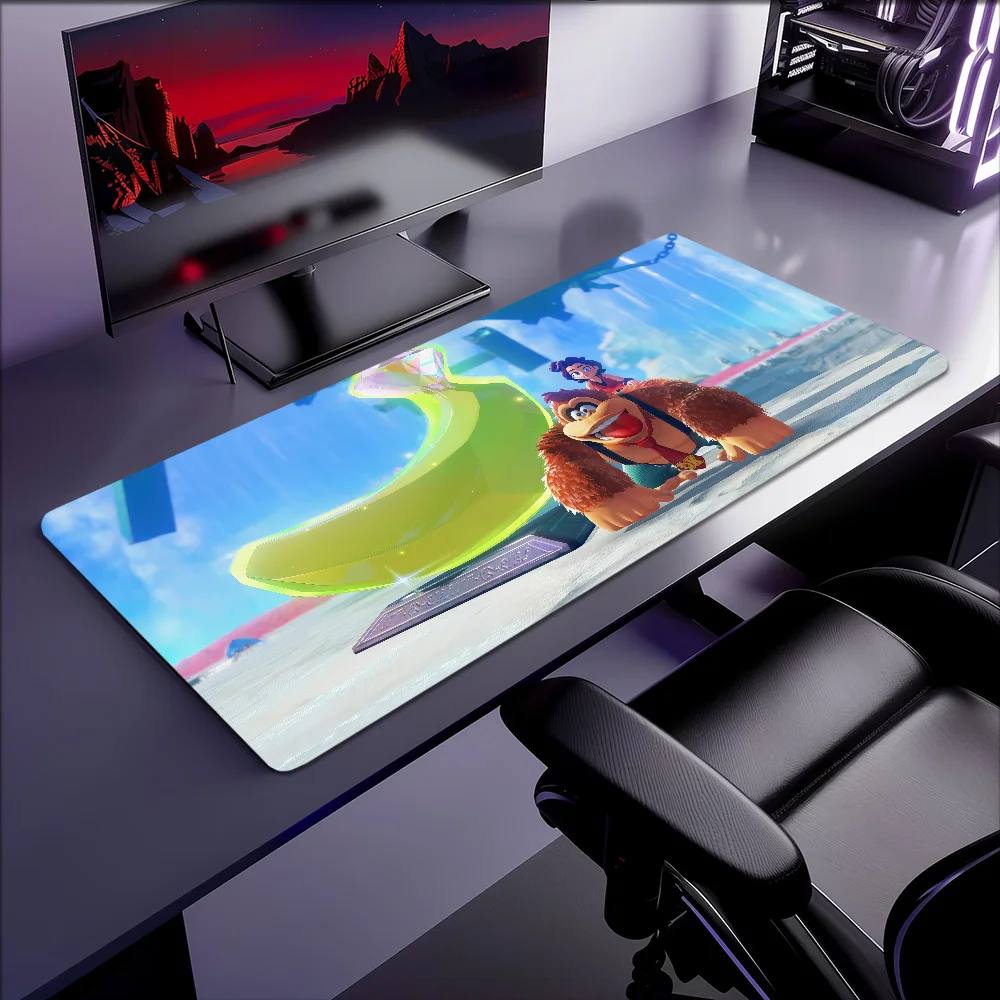 D-Donkey Kong Bananza Funny Mouse Pad Non-slip Thickened Large Writing Lockedge Office Student Gaming Cushion MousePad