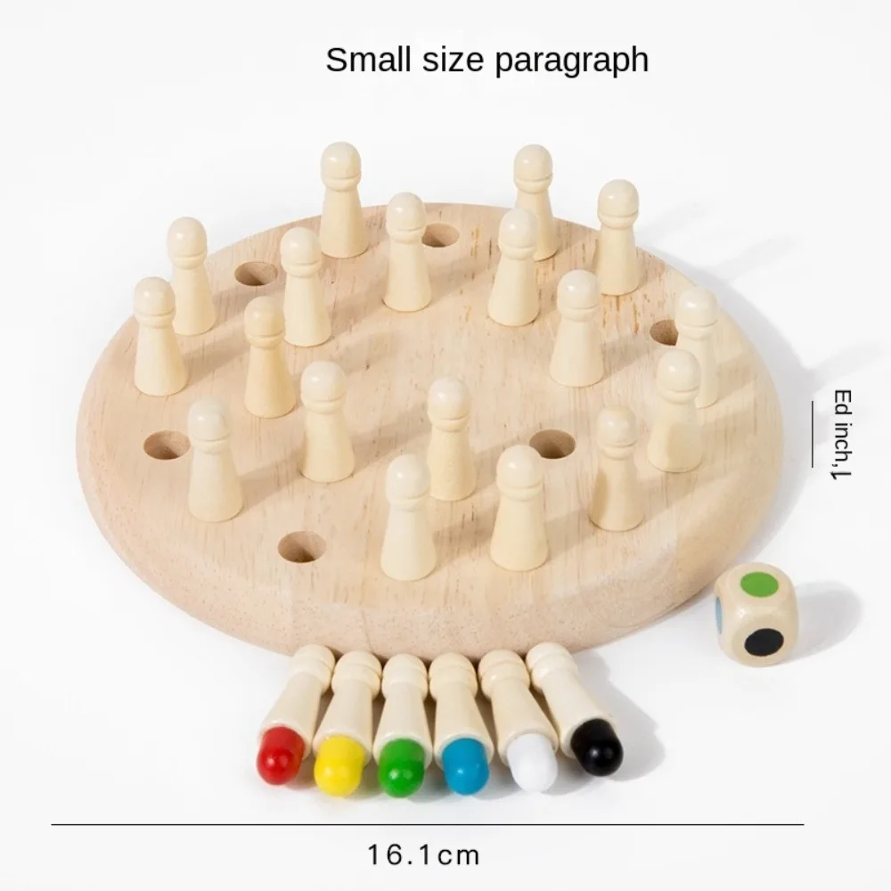 

New Wooden Memory Match Stick Chess Game Concentration Training Early Education Block Board Game Educational Toys For Children