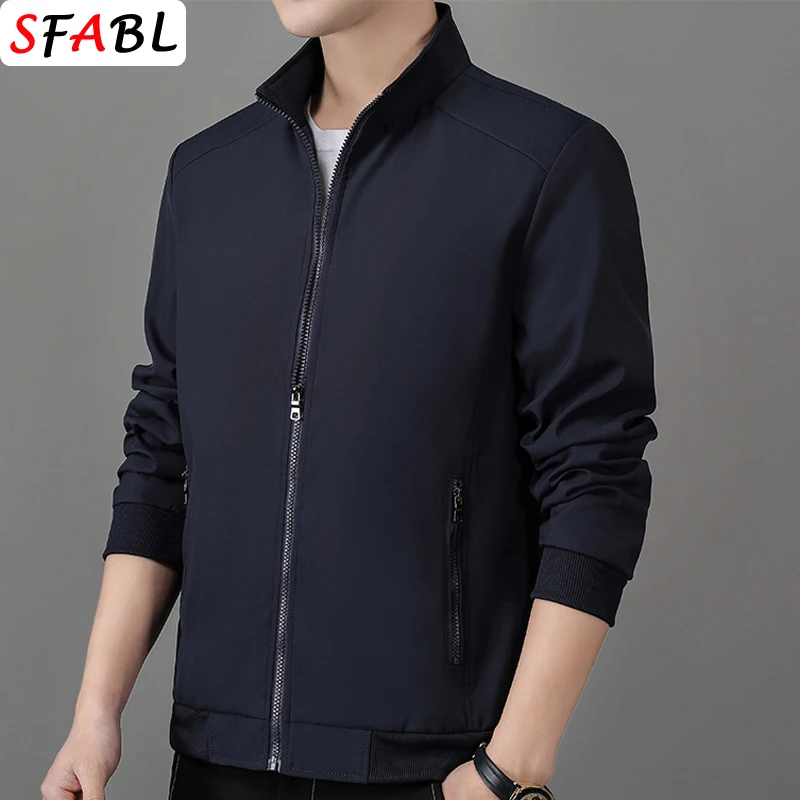 Neueste Frühjahr Jacke Männer Casual Jacke Zipper Tasche Bomber Jacke männer Jacken Slim Fit Luxus Baseball Mäntel L-3XL Oberbekleidung – Detail 7