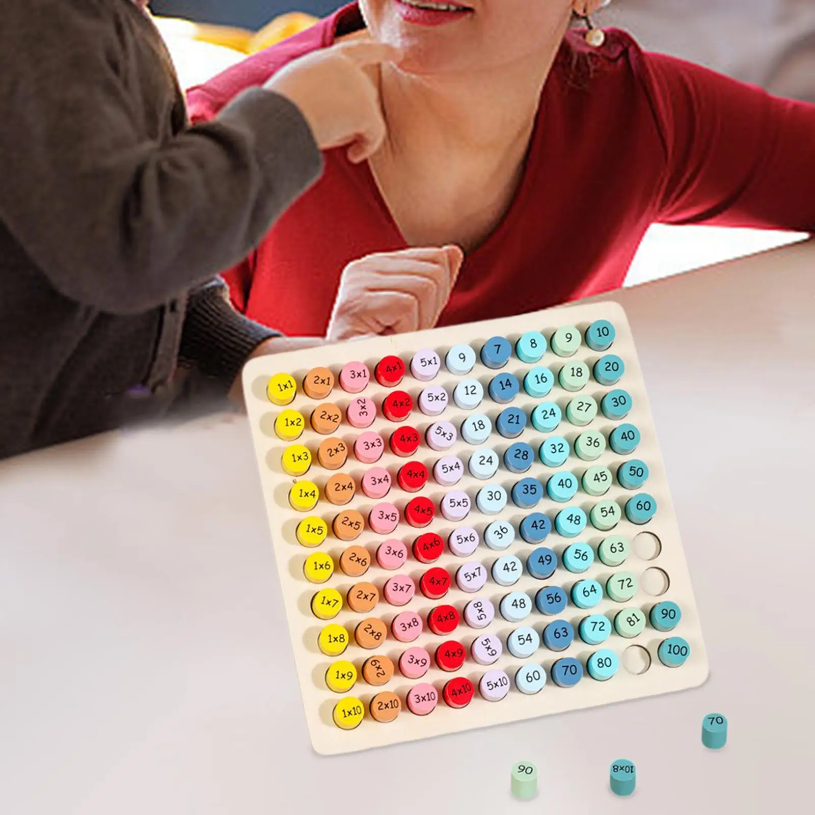 Houten, Montessori Wiskunde Bord Speelgoed, Educatief Wiskunde Tafel Bordspel, Montessori Speelgoed, Kinderen Montessori Wiskunde Manipulaties Voor Kinderen