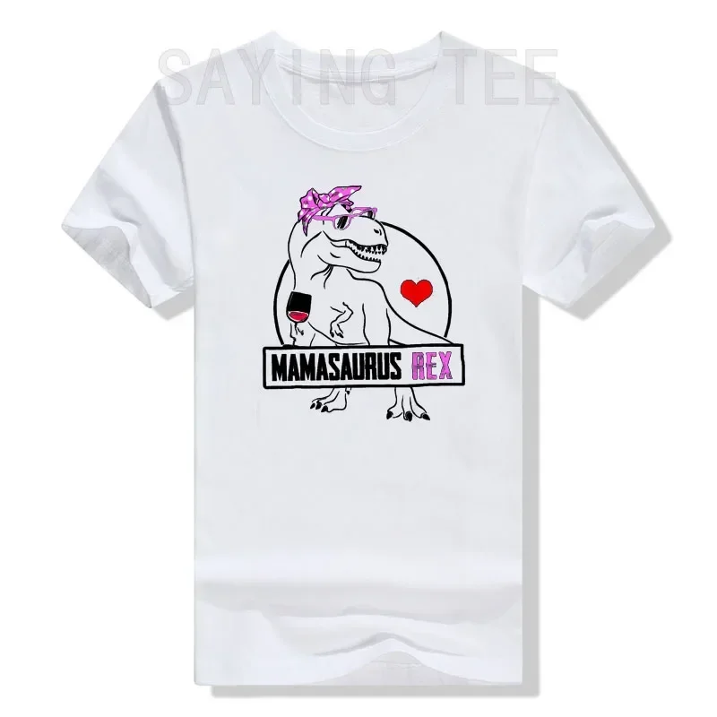 T-shirt graphique humoristique Mamasaurus pour femme, maman, dinosaure, colonne vertébrale, cadeau de fête des mères, Vorannosaurus Rex, vêtements esthétiques pour amoureux, Y-Tee