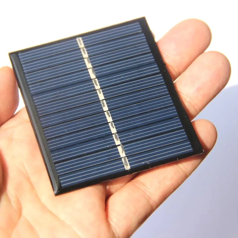 Wholesale 0.57W 6V Small Size Solar Panels Mini Solar Plate Micro PV Module for 3.7V LED Lights Charging 70x60m