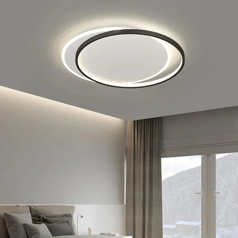 Imagem -02 - Lâmpada do Teto Led Moderno com Luminária Lustre de Teto Quarto Living Jantar Varanda Corredor Home Decor Entrada