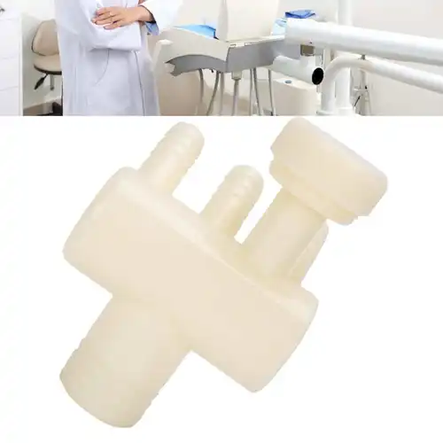 Imagen 2 del producto Tubo de drenaje Dental, adaptador de válvula de tres vías, suministros para silla Dental, accesorio de pieza para dentista, accesorios de herramientas de cuidado bucal