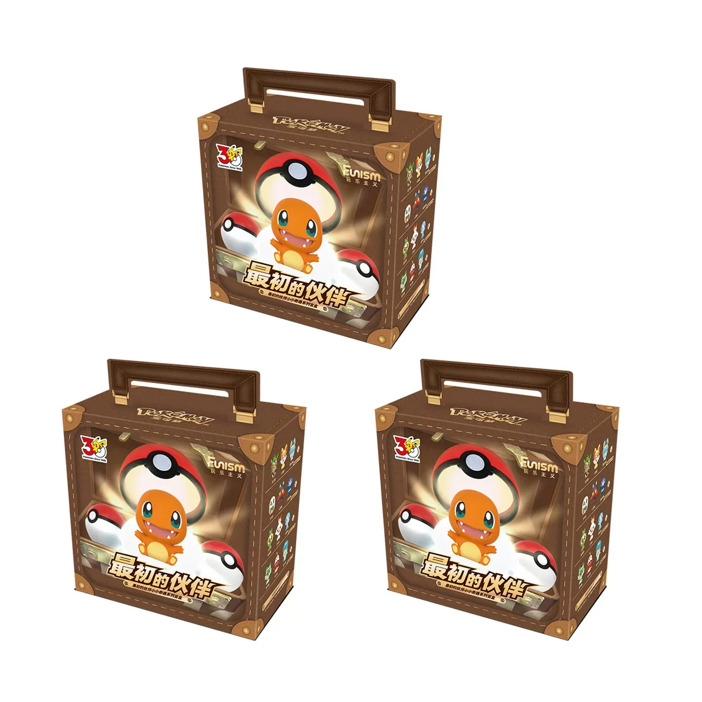 Genuine Funism X Pokémon Palmsize Wonders First Partner 30th Anniversary Blind Box Series Bulbasaur Squirtle Charmander Toy Gift image 3