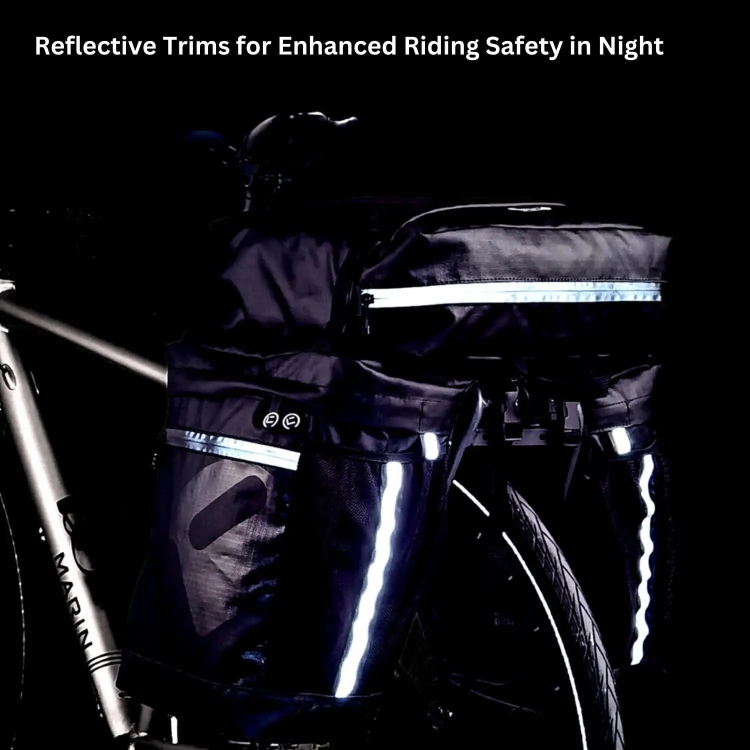 مصنع مقاوم للماء 50L سعة 3 في 1 متعددة الوظائف دراجة جبلية الرف الخلفي دراجة جذع حقيبة بسلال لركوب الدراجات الإلكترونية