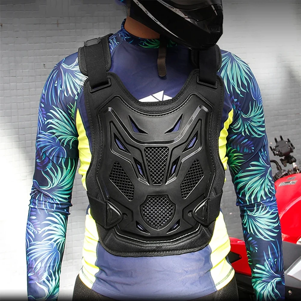 

Мужской мотоциклетный защитный жилет, устойчивый к падениям и износу, мотокуртка, защита тела, нагрудный протектор для мотоцикла, одежда для мотоезды