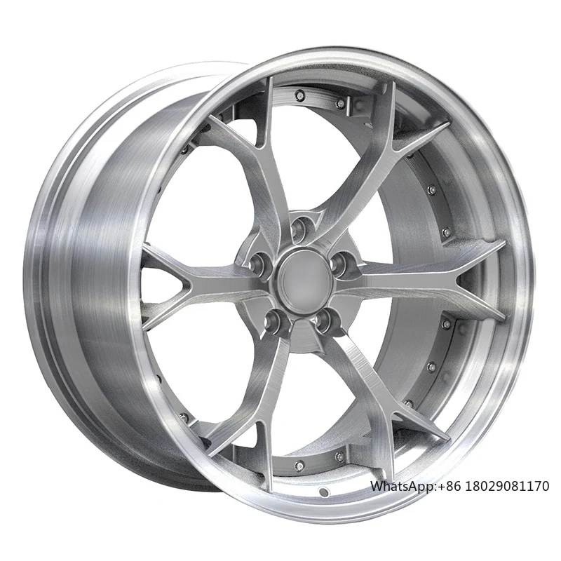 2 stuks gesmeed wiel nissan 370z grote akebono remmen 66.1 5x114.3 Voor 19x9+5 Achter 19x9.5+5 volledig gepolijst