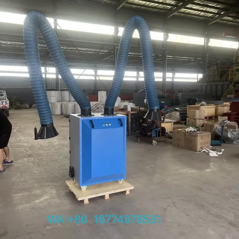 New Industrial Mobile Welding Fume Absorber 360 Universal Suction Arm Low Noise Eco Friendly Purifier 3 99.99 Percent