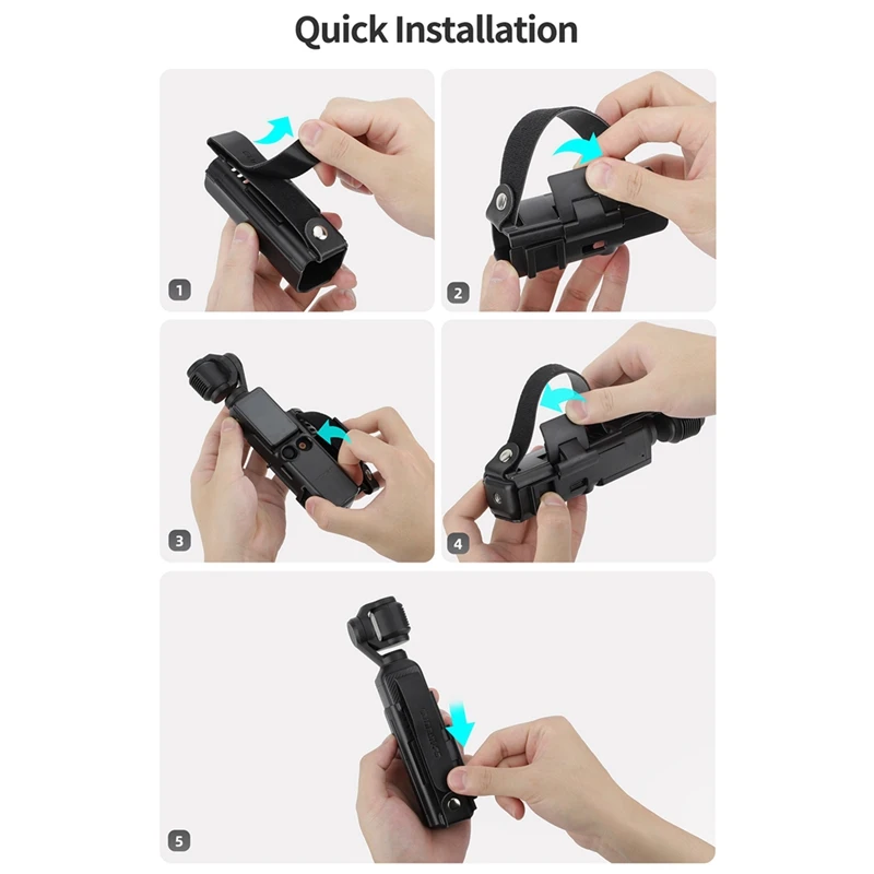 SUNNYLIFE Per Osmo Pocket 3 Maniglia portatile con espansione scarpa fredda Estensione lunetta protettiva Accessorio maniglia multifunzione