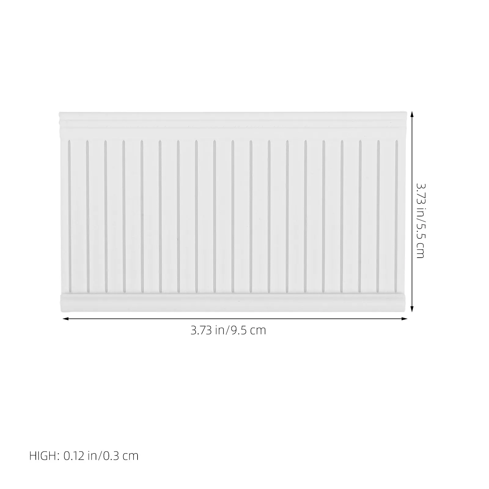 Miniature Dollhouse Wainscoting Interior Wall Panels Detailed Wall Skirting for Mini Furniture Decoration Accessories