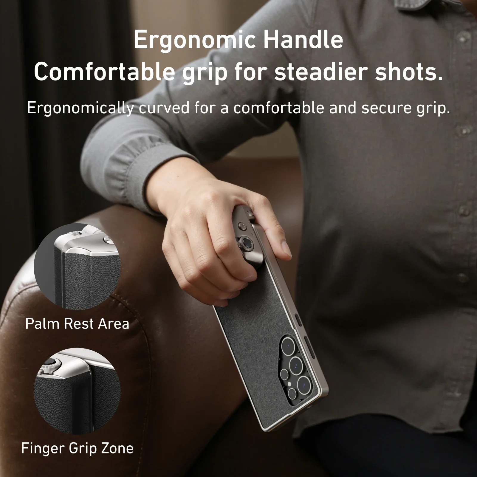 TELESIN ماستر اطلاق النار أطقم مع جراب هاتف مقبض بعيد قبضة تصفية 67 مللي متر تصفية محول حلقة لسامسونج غالاكسي S25 الترا