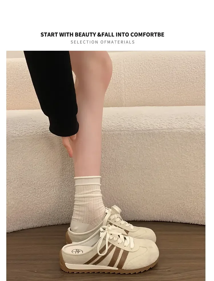 All Match Closed Toe Slippers Slip on Lightweight Breathable Non Slip Outdoor Walking Summer Casual Sandals