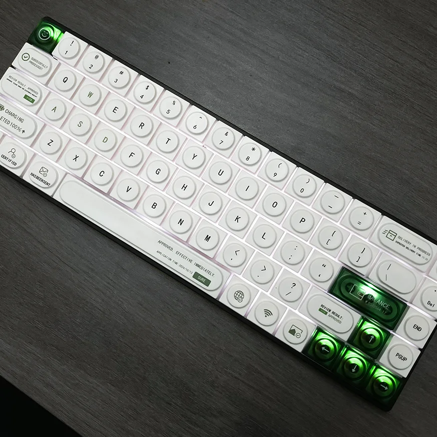 Original Design Doys Toy Building Block Keycap Super Good Luck Series PBT PC Transparent Keycap Customization