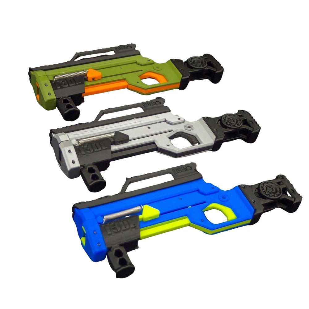 

Cyber 16 Shot Blaster 3D Printed Launcher Large Magazine Science Fiction Style Accessory Darts Toy Airsoft Paintball Gear Toys