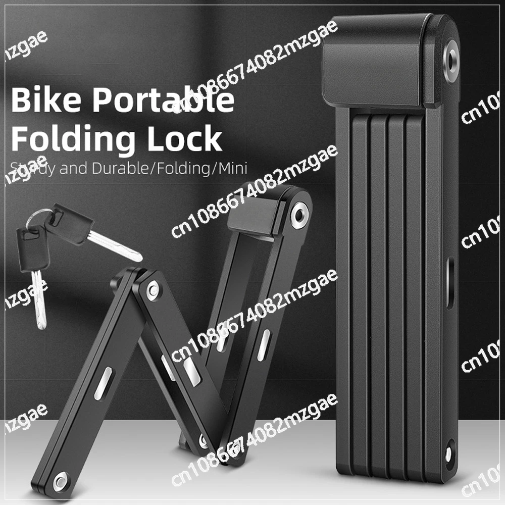 Bike Foldable Lock AntiTheft Electric Bike ChainLock Bicycle Padlock Bicycle Motorcycle Safety Lock Bicycle Accessories