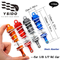 2PCS/4PCS Metal Shock Absorber 110mm Damper Suspension for 1/8 1/7 ZD Racing EX07 JLB HSP EM HPI Remote control Racing Car Parts