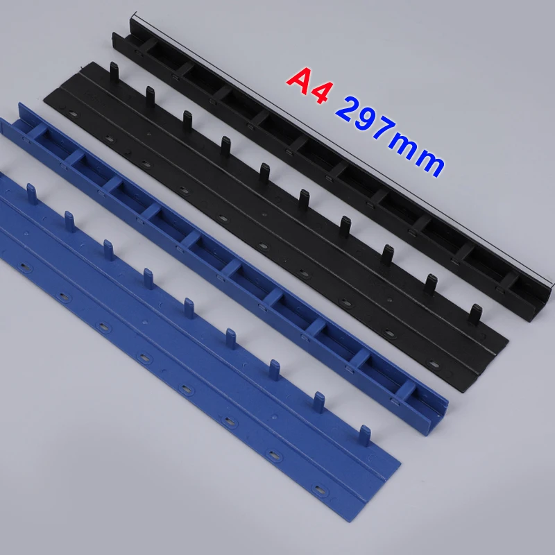 100pcs 10 Holes PVC Binding Strips Comb Binding Machine Binder Suppliers A4  Comb Plastic Binders for Office F - AliExpress 21