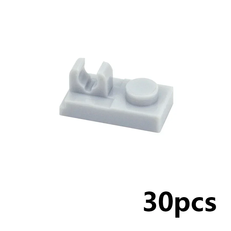 DIY Building Block Thin Brick Clip MOC Part Assemble Plate Special 1x2 with Handles Compatible 63868 92280 60478 18649 Kid Toy