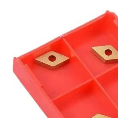7 X 7 X 2mm Blade Accessries DCMT070204 YBC251 Gold Carbide Inserts Golden Parts Replacement 10Pcs/kit 7 X 7 X