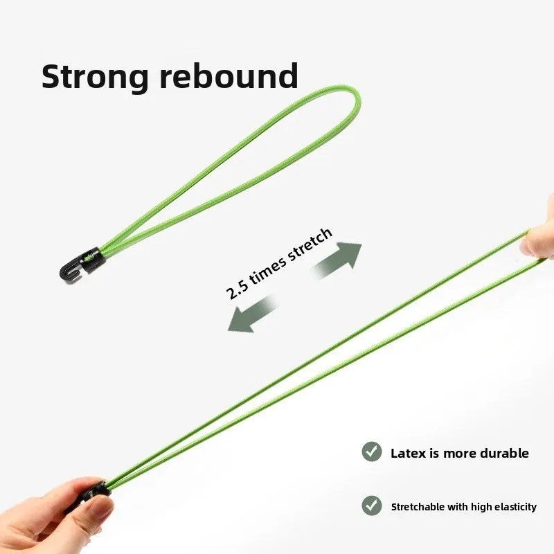 10Pcs Elastic Bungee Cord Set Tied Rope High Elasticity Luggage Straps Rope for Bikes Tie Downs Camping & Cars Cord Tie