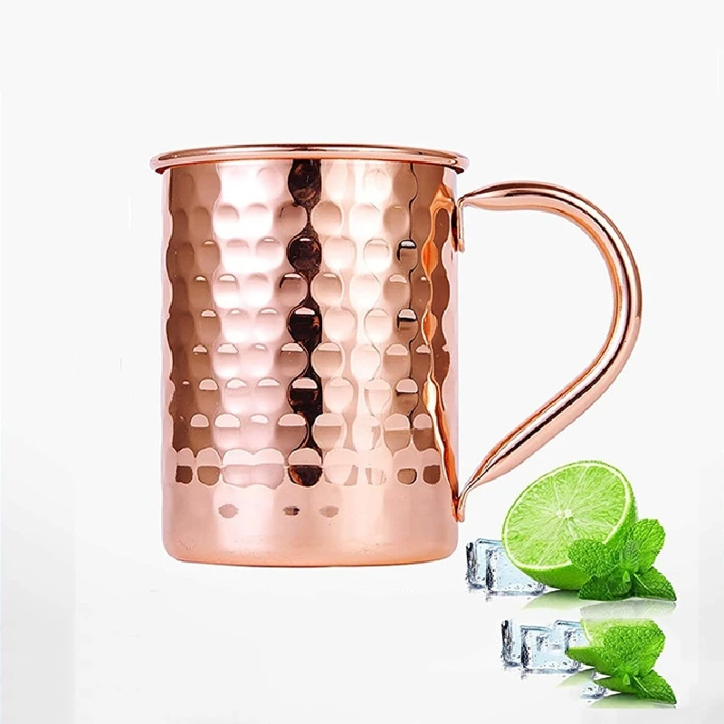 

400ml 16.0oz Moscow Mule Mug Durable Copper Plated Beer Mugs Coffee Mug Milk Cup Cup Drinkware Cocktail Tool