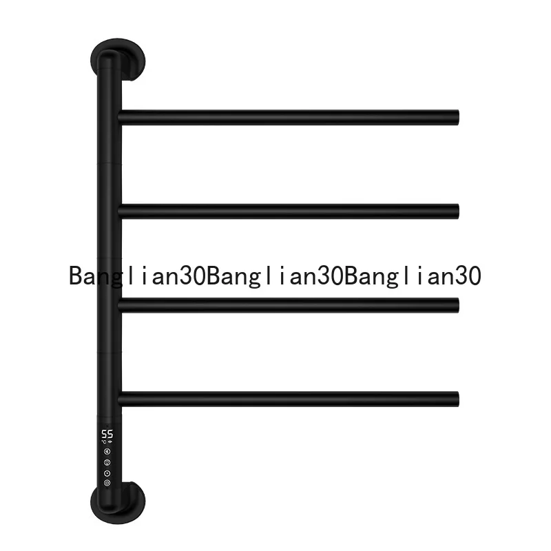 

Intelligent Carbon Fiber Heating Electric Rotating Towel Concealed Bathroom Stainless Steel Drying Towel Rack
