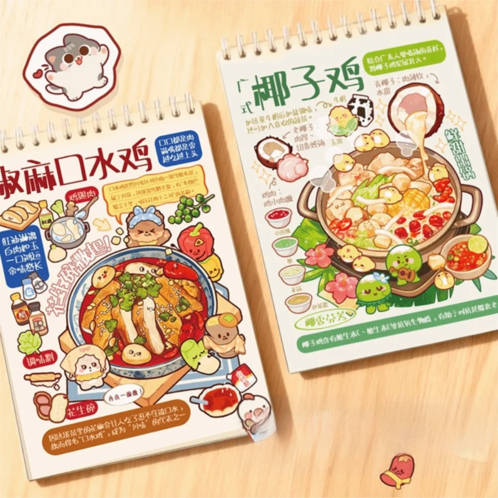 Sichuan Flavor Jianghu Miniature Landscape Sticker Collection Decorative Visual Stacking DIY Cabin Scene Sticker