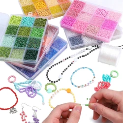 Y1UB 12 Loose Bead Set 12 Compartment Bead Set Craft Supplies Crafting Bead