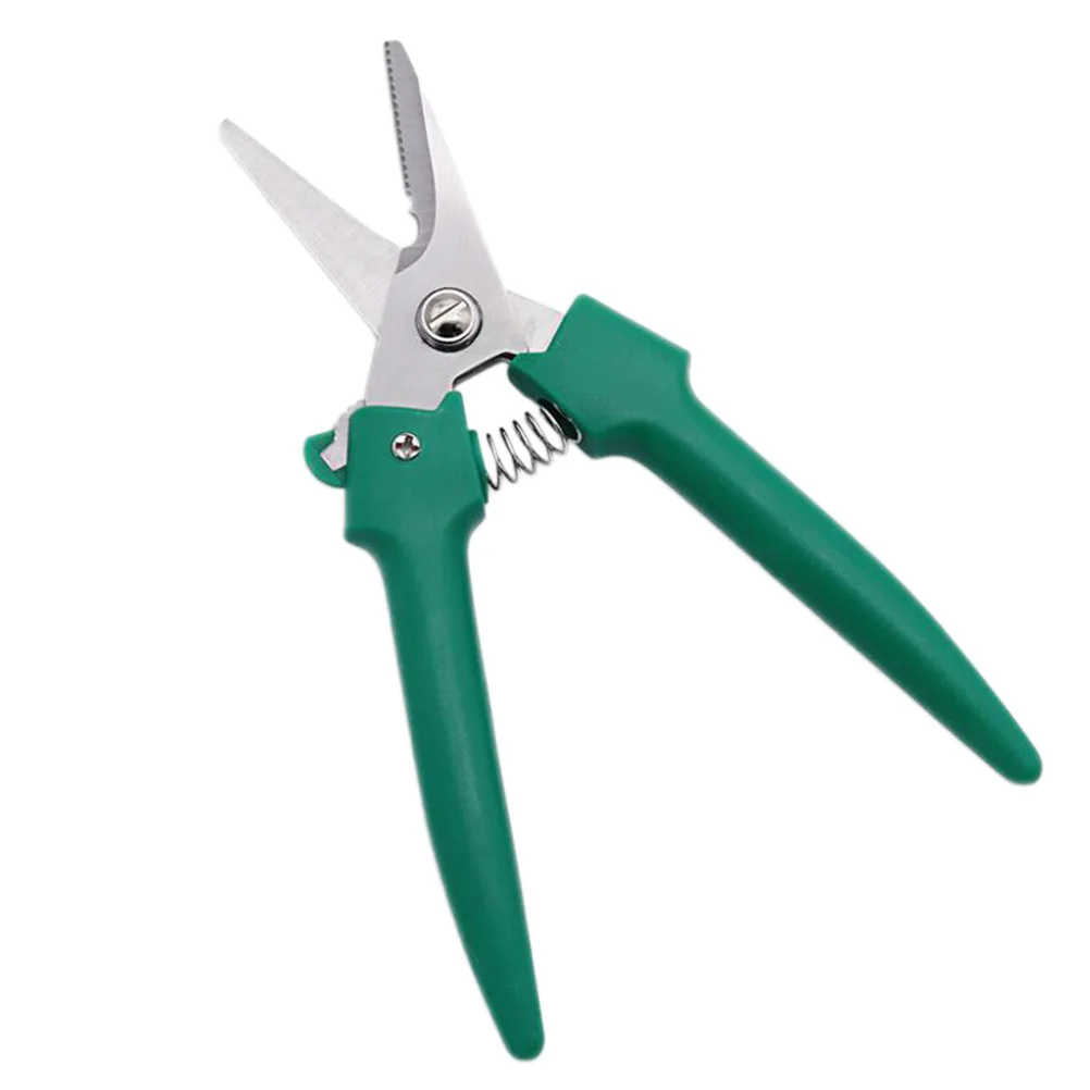 

1Pcs Stainless Steel Garden Pruning Shears Non-Slip Handle Durable Easy Operate Gardening Tool Garden Shears Pruning Shear