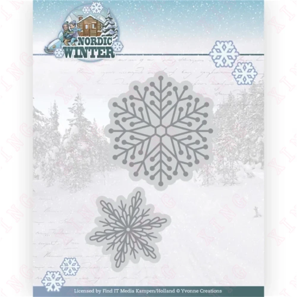 

Newest Metal Cutting Dies Scrapbook Diary Decoration Embossing Template 2023 Diy Handmade Craft Greeting Card Nordic Stars Molds