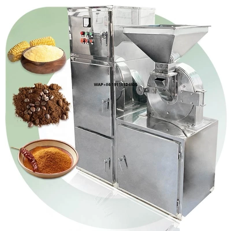 Wood Dry Chilli Pepper Stainless Steel Grain Grinder Almond Flour Mill Powder Grind Machine in Pakistan