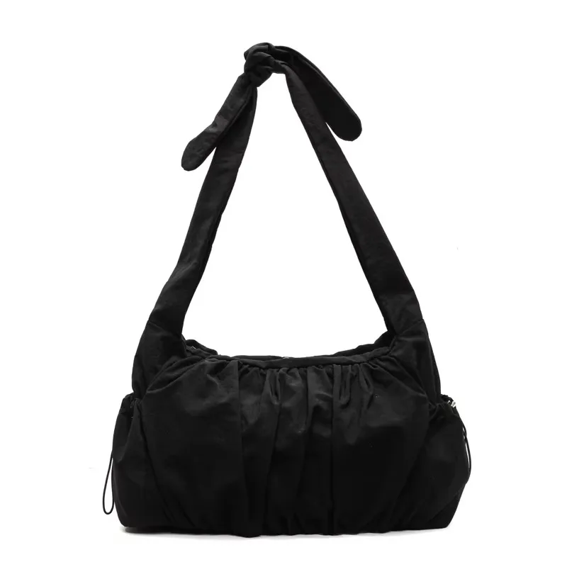 نايلون الصلبة زيبر حقائب كتف عادية بسيطة حقيبة عالية الجودة للنساء 2025 رائجة البيع حقائب كروسبودي عصرية متعددة الاستخدامات