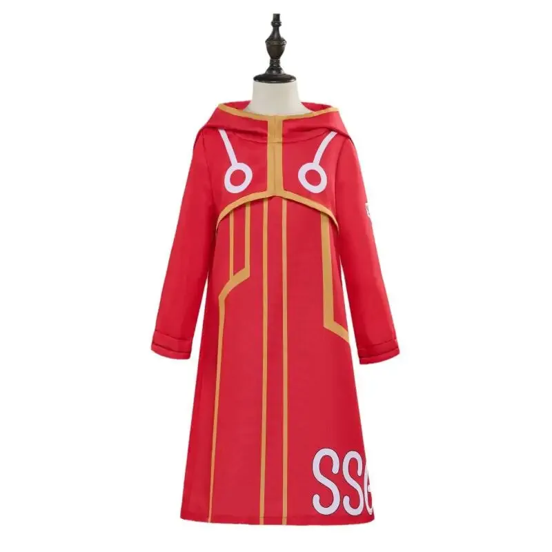 Egghead Island Costume for Kids Anime Monkey D Luffy Robe Cosplay Costume Halloween 163 Luffy Jacket Coat Hat Outfit