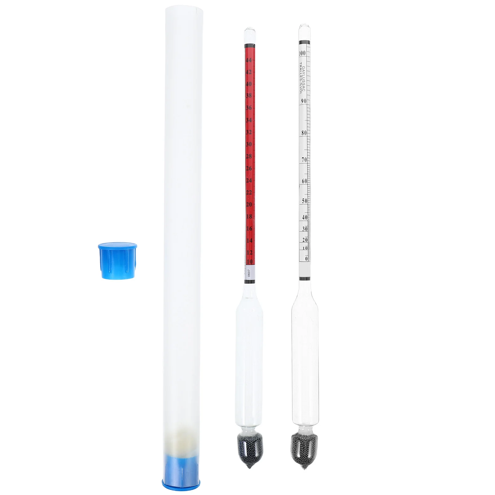 

2Pcs Dual Scale Alcohol Tester Hydrometer 0-100 Precision Measurement Tool for Home Brewing Liquor Alcohol Tester for Liquor