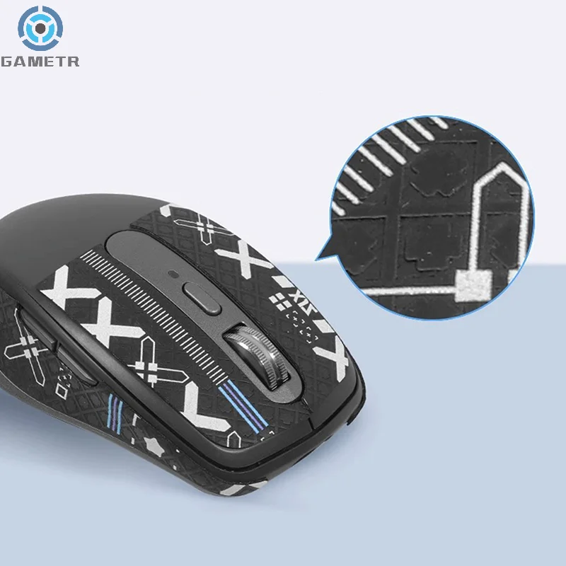 Mouse Grip Tape Skate Adesivo, Antiderrapante, Suor, Adequado para Logitech MX Anywhere 3