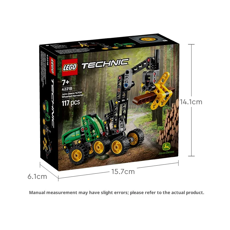 LEGO Bouwstenen Mechanische Serie 42218 John Deere 170 H Wieloogmachine Mannelijke en Vrouwelijke Puzzel Bouwstenen Speelgoed Cadeau