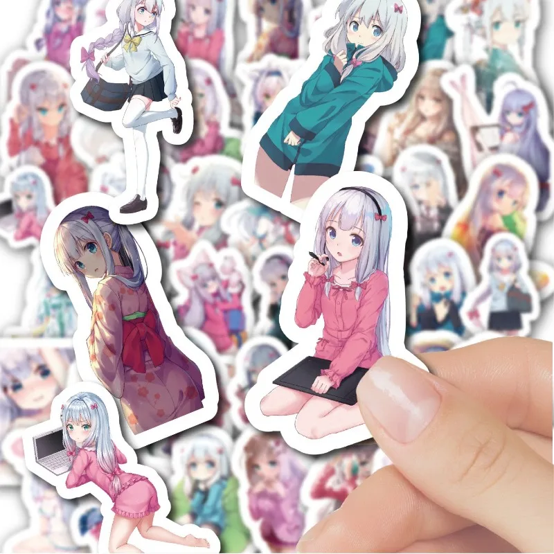 50pcs Cartoon Personality ‌Izumi Sagiri Creative Graffiti Decorative Stickers