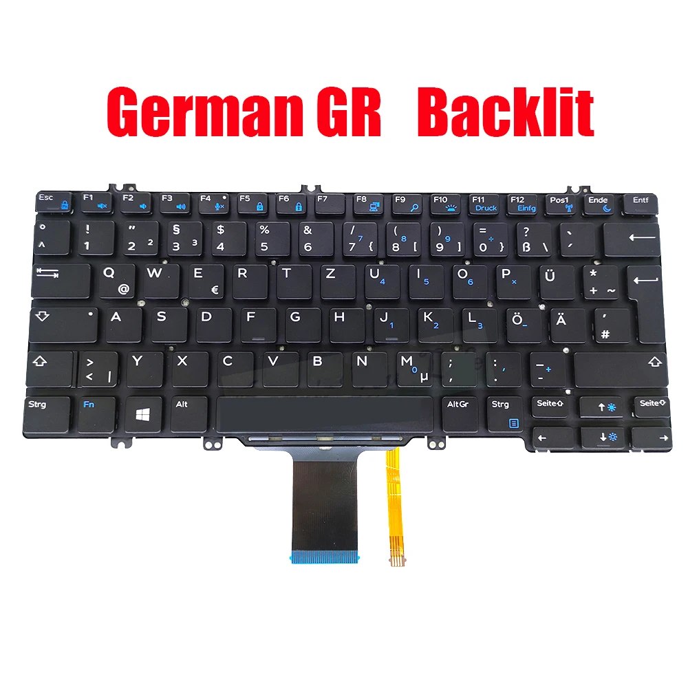 

Keyboard For DELL For Latitude 5289 7389 7390 2-in-1 5280 5288 5290 7280 7290 7380 7390 02TVV1 2TVV1 PK131S53B16 DLM16C86D0J698