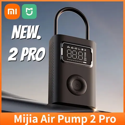 Xiaomi Mijia Air Pump 2 pro Portable Electric Inflator Pump Digital Display Inflator 150psi Max Basketball Tire 2500mAh Bike Car