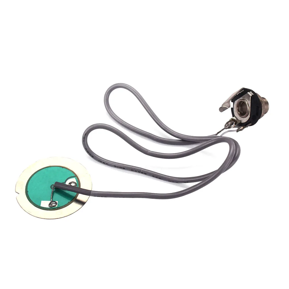 

1PC Mini Piezo Pickup Microphone Mic Transducer for Acoustic Classical Folk Guitar Violin Mandolin Banjo Ukulele White