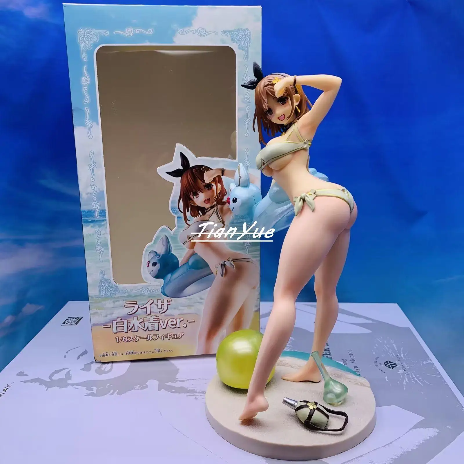 

Anime Atelier Ryza Ever Darkness the Secret Hideout with Bonus Reisalin Stout Swimsuit verison figure Girls Model Toys Gift 28cm