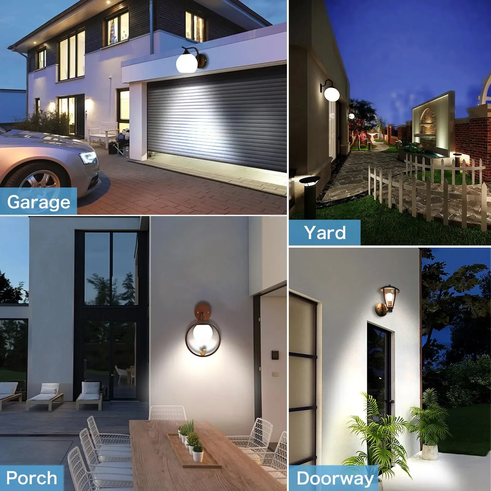 2PCS E27 LED Bulb Light 12W Radar Motion Sensor Lamp 220V White Auto On at Night for Home Living Room Stairs Hallway Pathway view 4