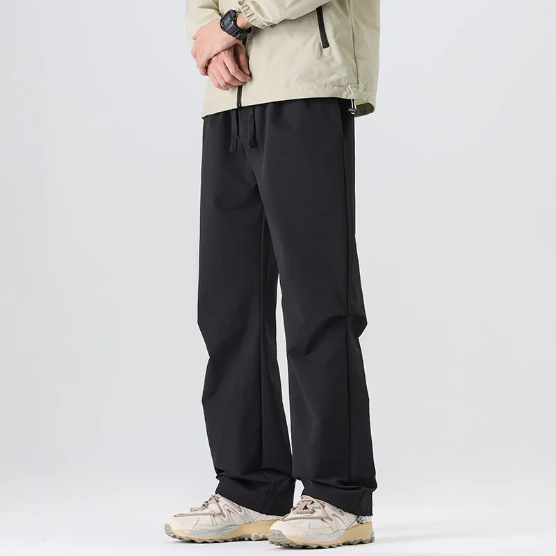 

Осенне-зимний стиль, повседневные повседневные брюки N Trend, новые прямые повседневные брюки десантника, мешковатые мужские брюки