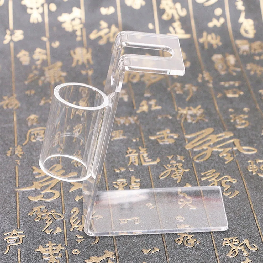 1Pcs White Acrylic Machine Storage Rack Organizer for Tattoo Display Perfect Holder for Professional and Home Use