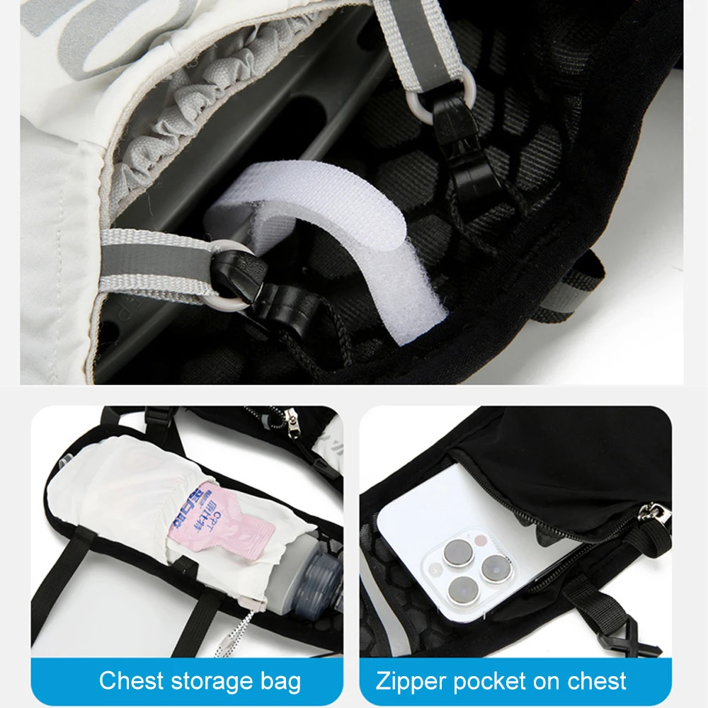 1PCS Ultra-Light Hydration Vest (190g) for Running & Hiking - Adjustable Breathable Backpack for Men & Women, Marathon, Cycling